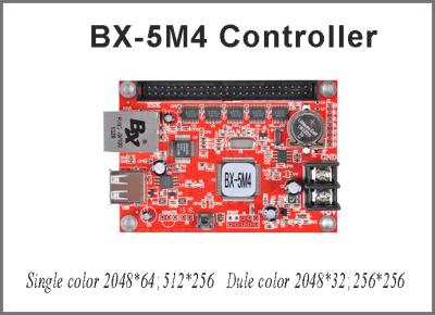 China 256*512 Pixel Led Controller Card BX-5M4 Controller Single/Dual Color Control Card P10 Led Module For Led Running Sign for sale