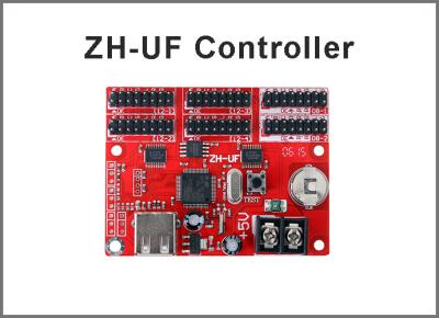 China ZH-UF LED display Controller USB Port LED Display Control Card Single & Dual Color Support for Outdoor Advertising Board for sale