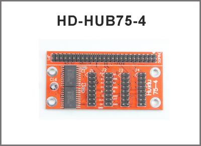 China Der Adapterkarte HUB75-4 HD HUB75B Steuerung rgb Unterstützung HD-D1 HD-D3 HD-D30 Karte 4*HUB75 Übergangsführte Module zu verkaufen