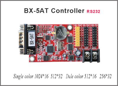 China BX-5AT Control Card RS232 Serial Port ONBON Led Controller For Single&Double Color Led Display for sale