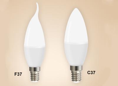 China E14 E27 Candle Bulb 5W 7W Light AC200-260V C37 F37 Led Bulb For Home indoor lighting for sale