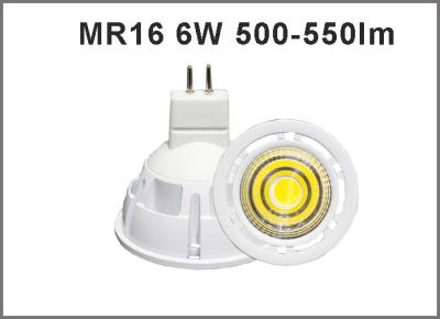 China Scheinwerfer-Birnen CRI>80 DER LED-PFEILER-Birnen MR16 6W 400-450lm MR16 CER ROHS zu verkaufen