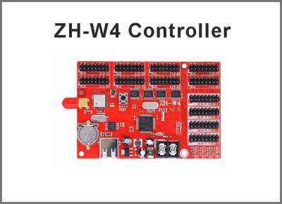 China ZH-W4 LED display module wifi controller card 800*128 pixels with USB port for sale