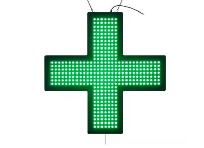 Cina Farmacia LED Cross Light Sign Billboard 60cm Indoor Cross Display Sign rosso verde Blu Giallo Bianco colore in vendita