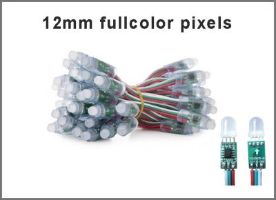 Cina Luci principali Fullcolor del punto 5V della luce 12mm del pixel WS2811 1903 6803IC che colorchanging le illuminazione in vendita