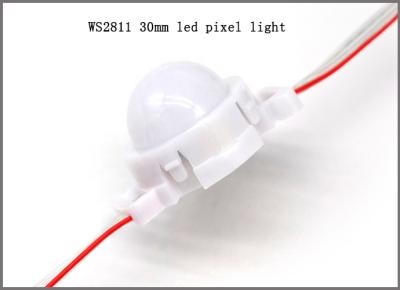 China 30 Mm Fullcolor Led Point Light DC12V WS2811 Pixel Light IP68 Made In China for sale