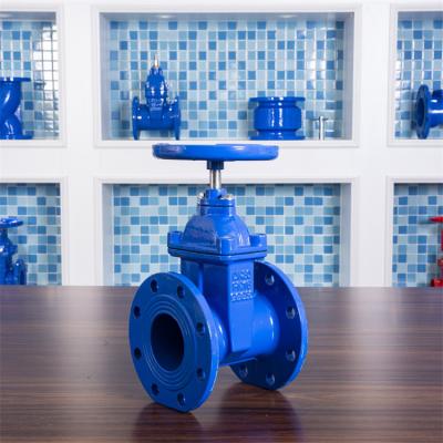 China Cast Iron GGG50 Gate Valve DN80 Soft Sealing Water Gas Oil Ball Mill PN16 for sale