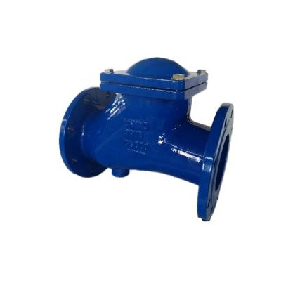 China H44X-16Q Nodular Cast Iron Check Valve Ductile DN50 Rubber Flap Check Valve for sale