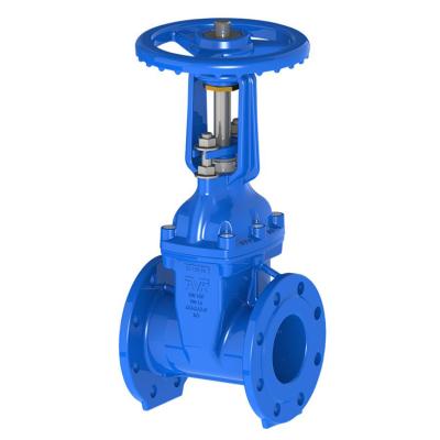 中国 Chinese Manufacturer Cast Iron GGG50 Flange End Non-Rising Stem Gate Valves Factory 販売のため