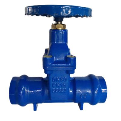 中国 Non Rusting  Ductile Iron Socket Type Gate Valve  DIN3202 Standard 販売のため