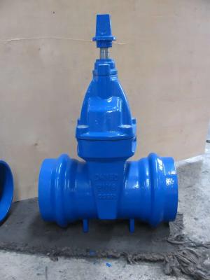 中国 QT450 Ggg50 Ggg40 QT400 Cast Iron Elastic Seat Gate Valve Wear Resisting 販売のため