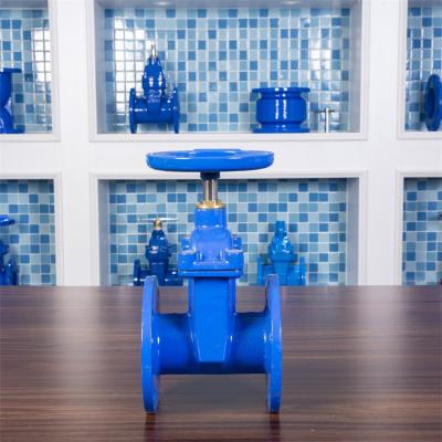 中国 Ggg50 Din/En Dn 100 Gate Valve Flanged Soft Seat Gate Valve Abrasion Proof 販売のため