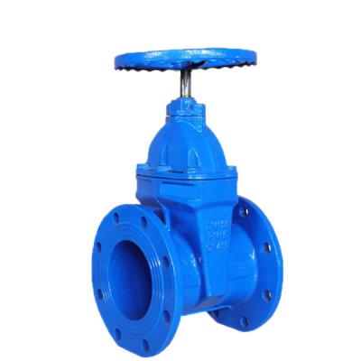 中国 Grey Iron Non Rising Stem Qt450 Pn16 Cast Iron Gate Valve W/ Rubber Wedge 販売のため