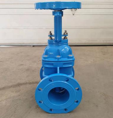 Chine Qt450 Dn150 Pn16 Rising Stem Ductile Iron Sluice Gate Valve Ordinary Temperature à vendre