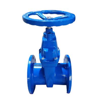 中国 Ductile Iron Carbon Steel Water Flanged End Gate Valve PN16 DN150 販売のため