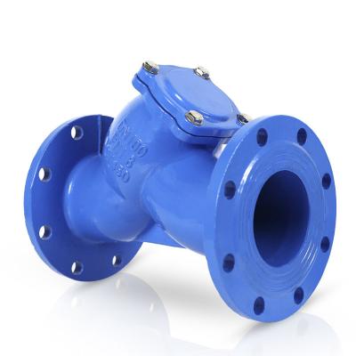 China DIN/BS DN100 Pn10 Pn16 Ductile Cast Iron DIN3202 F1 Flanged Y Strainer en venta