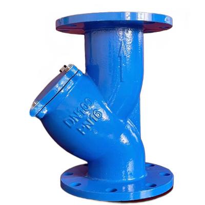 China 150lb Pn10 Pn16 Ductile Iron Y-Type Strainer With Flanged Ends en venta