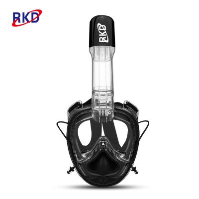 China Dry principal 2020 new top wide view snorkel fullface mask universal size for diving for sale