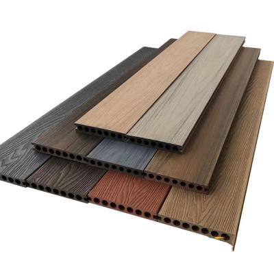 China 2nd Generation WPC Decking Deck Modern Wood Plastic Co-Extrusion WPC Composite Exterior for sale