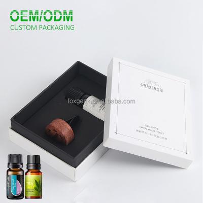 China Car Defuser Essential Oil 2in1 Cardboard Lid Gift Box Aroma Tea Tree Essential Oil 5ml/10ml/15ml/30/100ml Scented Premium for sale