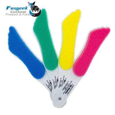 China OEM Disposable Package Colored Pumice Foot File With Handle for sale