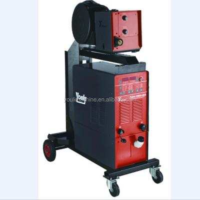 China WELD YOULI STEEL INVERTER DOUBLE PULSE MIG/MAG 500A WELDING MACHINE WATER COOLED for sale