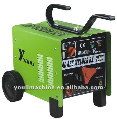 China BX1 BX1-250C Portable AC Arc Welder Muttahida Majlis-e-Amal Low Carbon Steel Welding Welding Machine for sale