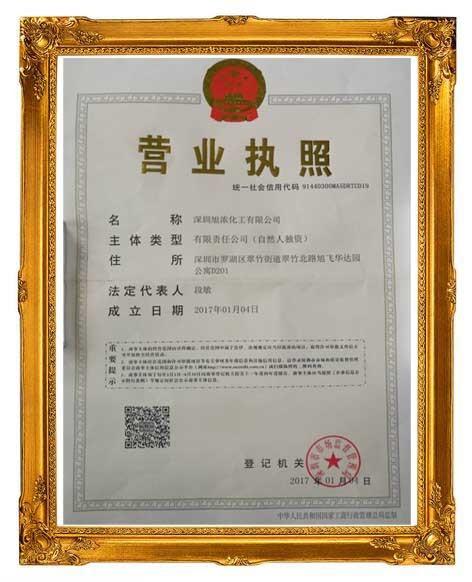 Business license - Shenzhen Eighty-Eight Industry Company Limited