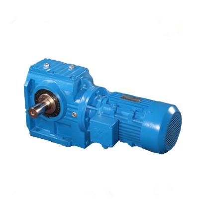 China Garment Shops Helical-worm Gear Motors 90 Degree Shaft S Series Gear Reducer for sale