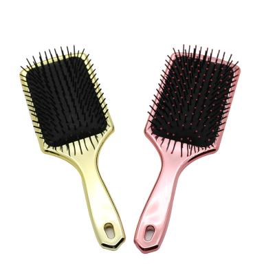 China New Arrival Waterproof Product Set Rubber Square Paddle Hair Brush Purple for sale