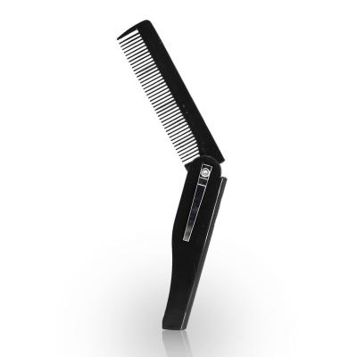 China Wholesale Waterproof Promotional Products Hair Brush Pocket Comb Folding Folding Comb Black for sale