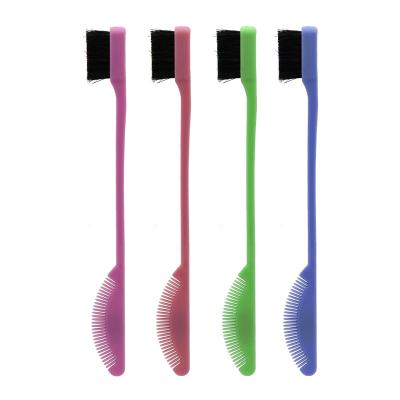 China New Arrival Hair Brush High Quality Eyebrow Brush Waterproof 2 In 1 Multi Colors Eyebrow Makeup Brush for sale