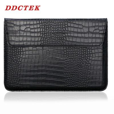 China New Eco-friendly PU Leather Laptop Sleeve Crocodile Fashion Style Woman Laptop Bag for sale