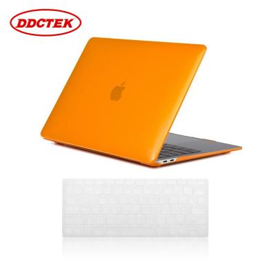 China Waterproof Crystal Plastic Laptop Case with Keyboard Desk Cover for MacBook Air for sale