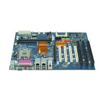 China Brand New G41 desktop with 3 industrial ais atx lga 775 socket motherboard 3 ais slot winxp win2000 win7 tech support Q9650 cpu for sale