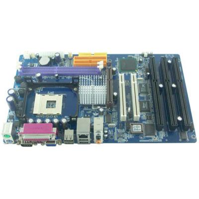 China Industy 845GV Professional Motherboard With 3 ISA Slot Single Edge Computer AIS Slot Mainboard Support Winxp Win98 Industrial DOS 6.22 for sale