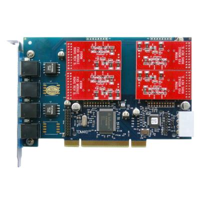 China TDM410 Asterisk Analog Card with 4 FXS/FXO Ports Supports Asterisk/Trixbox/Elastix/FreePBX/FreeSwitch TDM410_40 for sale