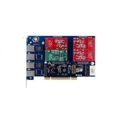 China TDM410E 4 FXO/FXS Analog Asterisk Card with Echo Cancellation for Voip IP PBX Digium TDM410EC App FreePBX/Elastix/Issabel 4 TDM410EC_13 for sale