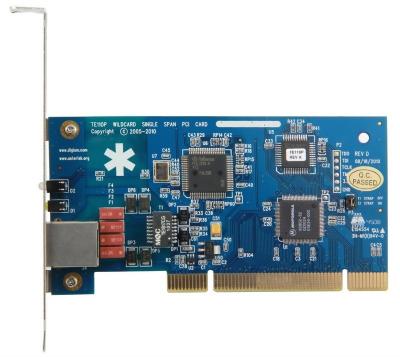 China TE110P Single PCI T1/E1/J1 Interface Asterisk Card ISDN PRI Card Compatible Card For Opensource IP PBX TE110P for sale