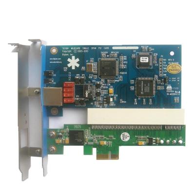 China TE110 P-E Single Port E1/T1/J1 Asterisk Card ISDN PRI for voip ippbx FreePBX system Digium Openvox D110P sangoma TE110P-E for sale