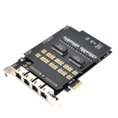 China 1TE820F - Eight (8) span digital T1/E1/J1/PRI PCI Express x1 card Elastix/Asterisk/FreePBXsimilar Sangoma A108DE, A108E, A104D TE820 for sale