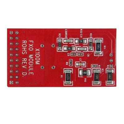 China 1 FXO module for digiumTDM410P FXO TDM400P AEX410 analogue telephony card voice board EC echo cancellation panel X100M for sale