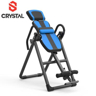 China Steel tube& SJ-9750 CRYSTAL Heavy Duty Gravity Back Sponge Ab Pain Relief Stamina Inversion Table Therapy for sale