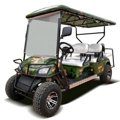 China New vintage electric golf cart off raod 6 seats vehicle club golf carts buggy for sale 22*9.5-10 with aluminum alloy rim for sale