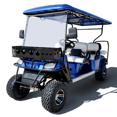 China New Beach Electric Offroad Golf Cart High Quality Blue Buggy With Professional 22*9.5-10 Meter With Aluminum Alloy Rim for sale