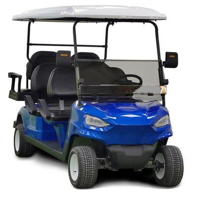 China Good Quality 4 Wheel Zone Electric Golf Cart Club Car 6 Seat Folding Rear Seat Vacuum Radial Tire From China Factory Price 205/50-10 for sale