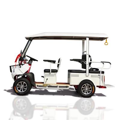 China 2022 China 6 Seater High Quality Factory Price 4 Wheel Mini Bus Sightseeing Electric Golf Cart For Sale 6 for sale