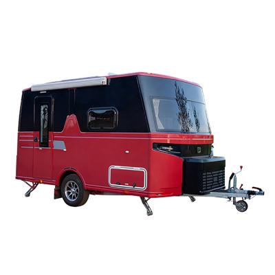 China Safe and easy to operate factory direct sales RV solar camper trailer offroad solar towed caravan motorhome for sale for sale