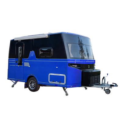 China Refrigerator Factory Price Motorhome Travel Trailer RV Caravan Off Road Camper Trailer For Sale for sale