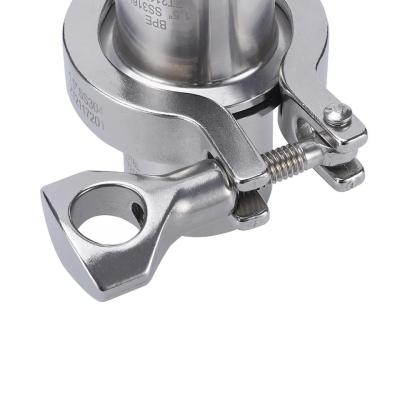 Chine Connecteur de raccordement de tuyaux SS316L 1,5 pouce Installation rapide BPE Tri Clamp Ferrule Pipe Fitting à vendre